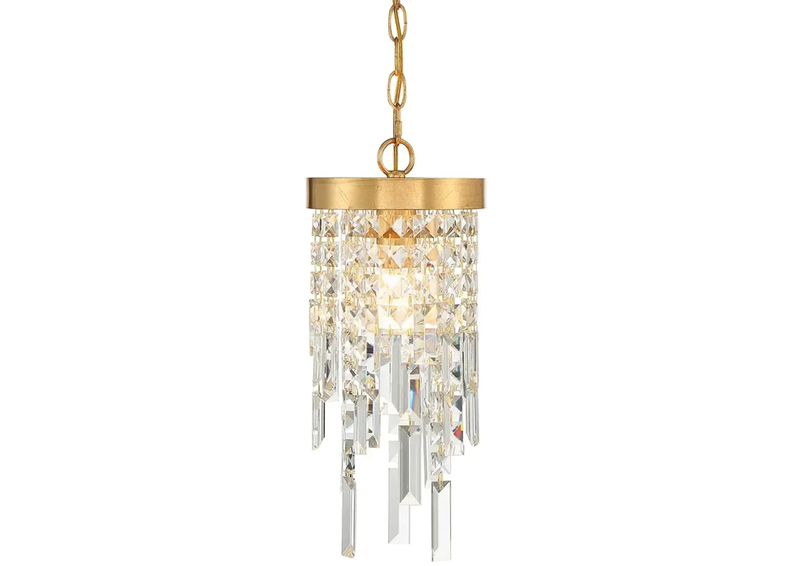 Winfield 1 Light Antique Gold Pendant