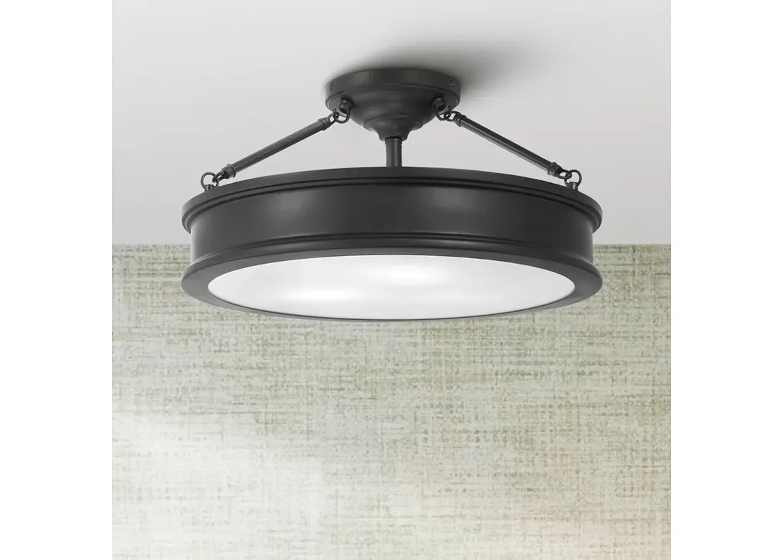 Harbour Point 19" Wide Coal Ceiling Light