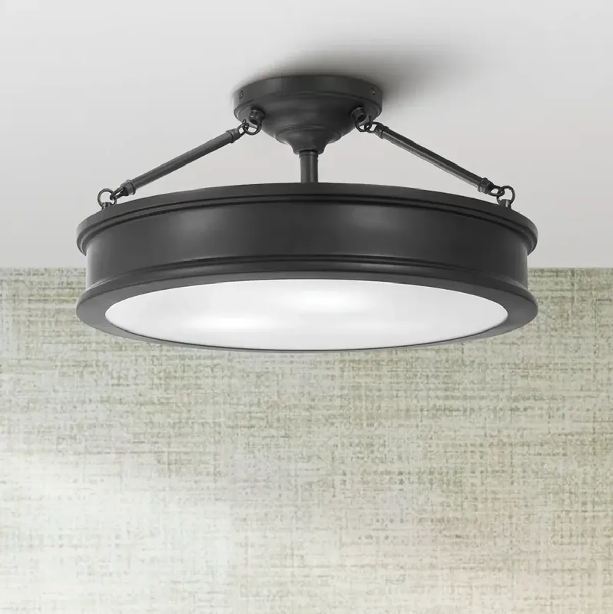 Harbour Point 19" Wide Coal Ceiling Light