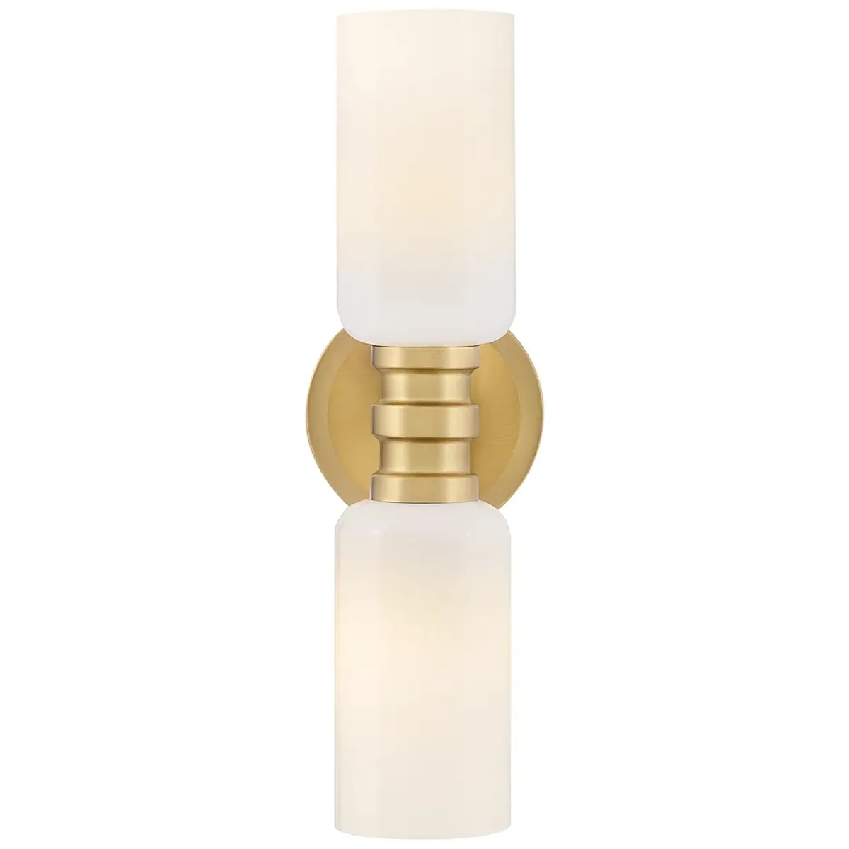 Lark Naomi Bath Medium Two Light Sconce 5" Lacquered Brass