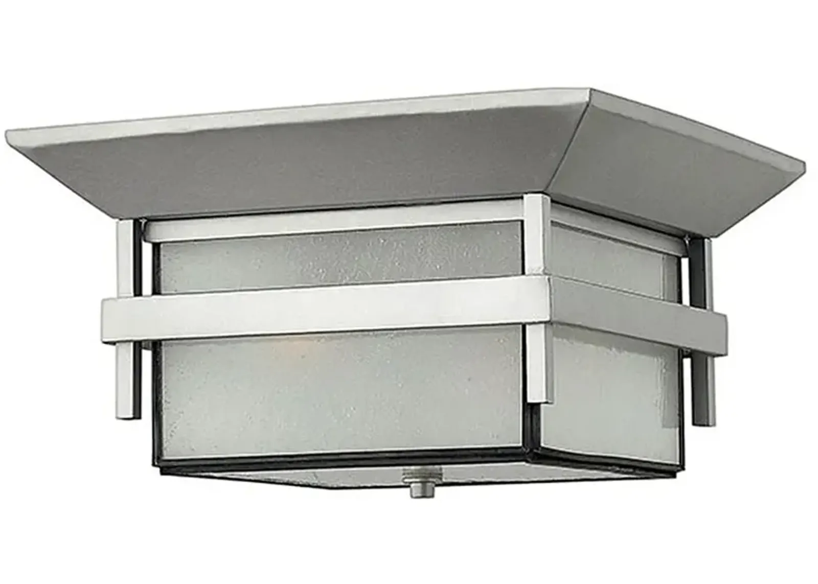 Harbor 12 1/4" Wide Silver Outdoor Ceiling Light