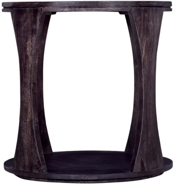 Crestview Collection Bowtie Round End Table