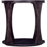 Crestview Collection Bowtie Round End Table