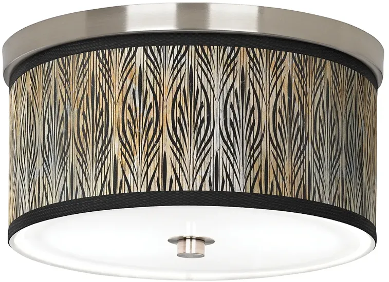 Amara Giclee Nickel 10 1/4" Wide Ceiling Light