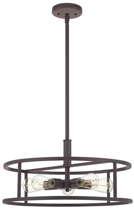 New Harbor 5-Lt Bronze Pendant