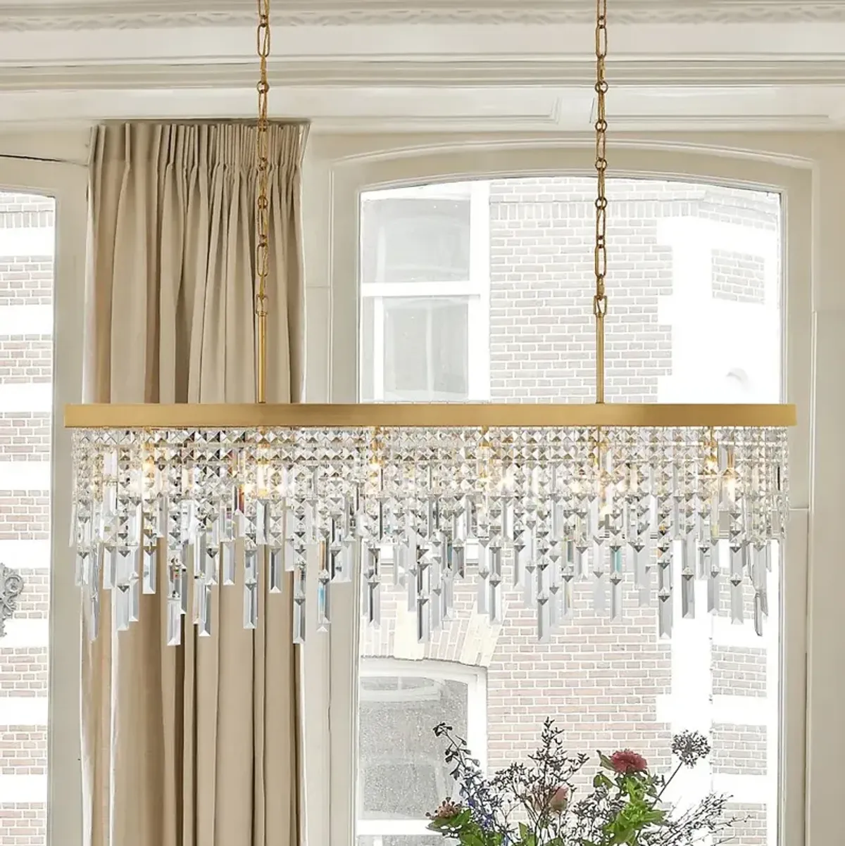 Winfield 6 Light Antique Gold Chandelier