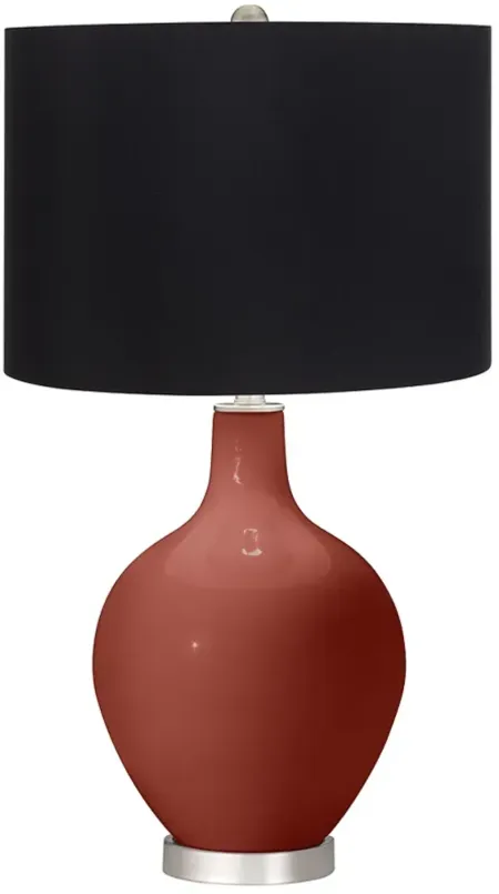 Madeira Ovo Table Lamp by Color Plus with Black Shade