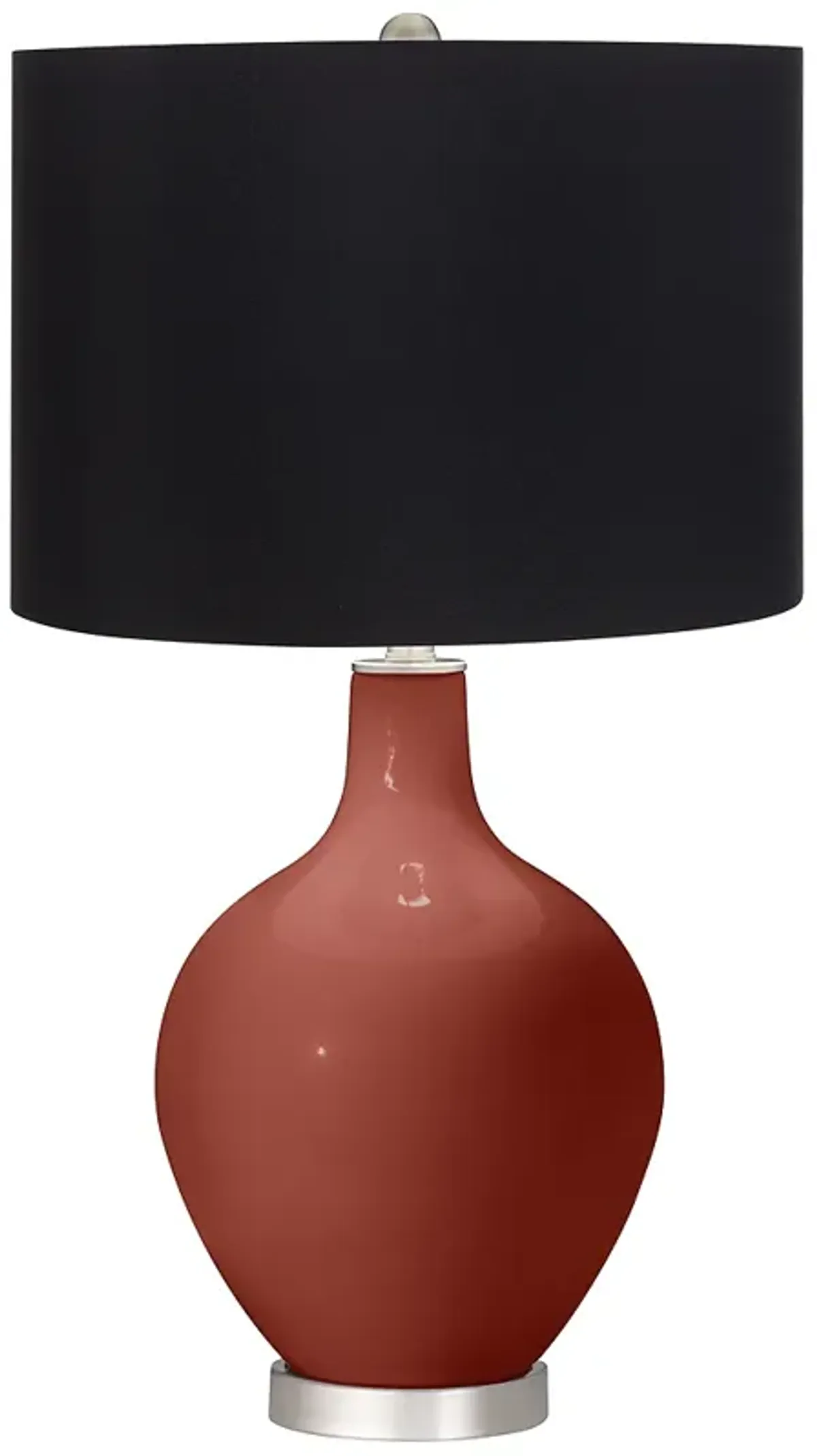 Madeira Ovo Table Lamp by Color Plus with Black Shade