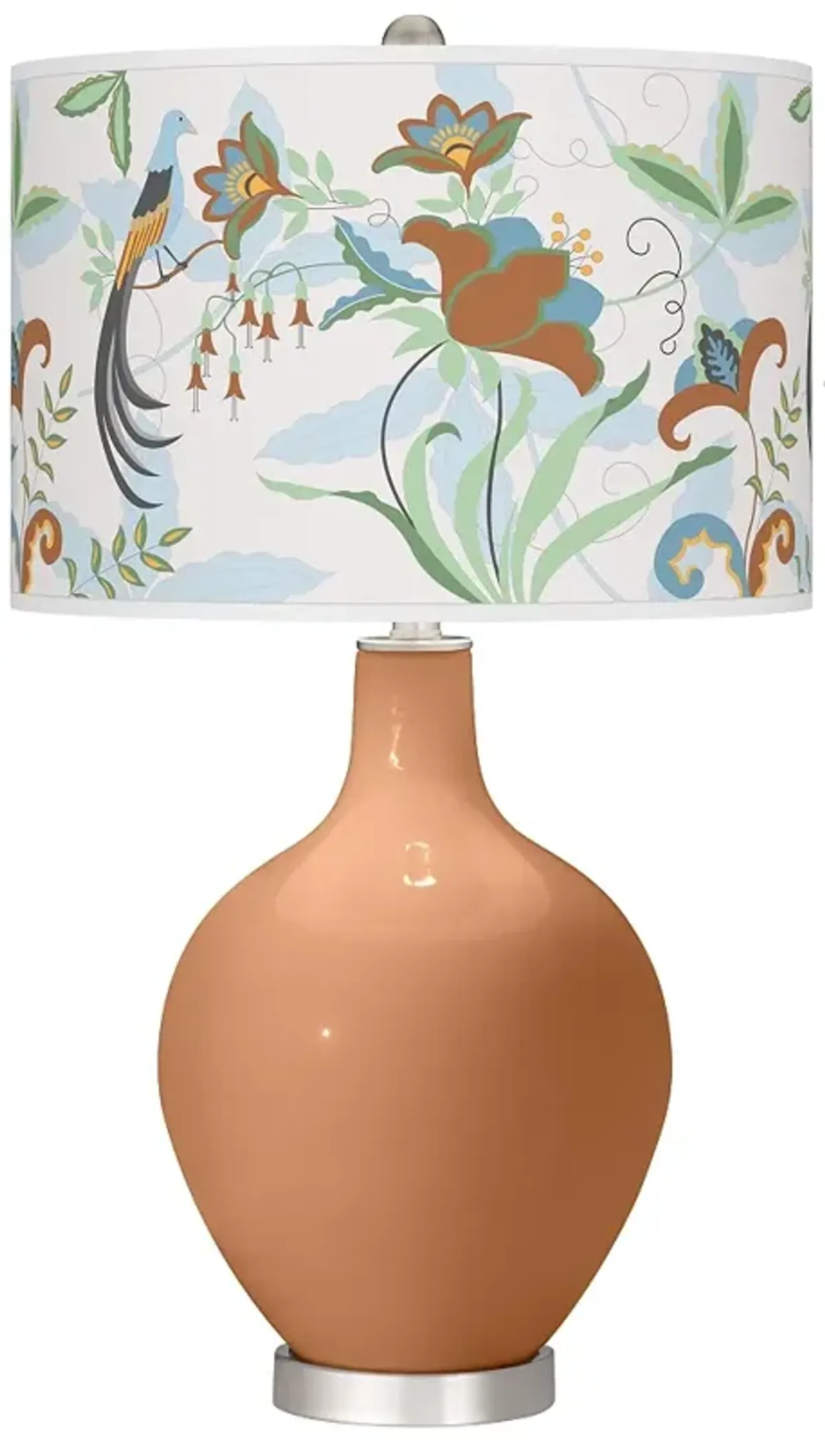 Burnt Almond Sofia Ovo Table Lamp