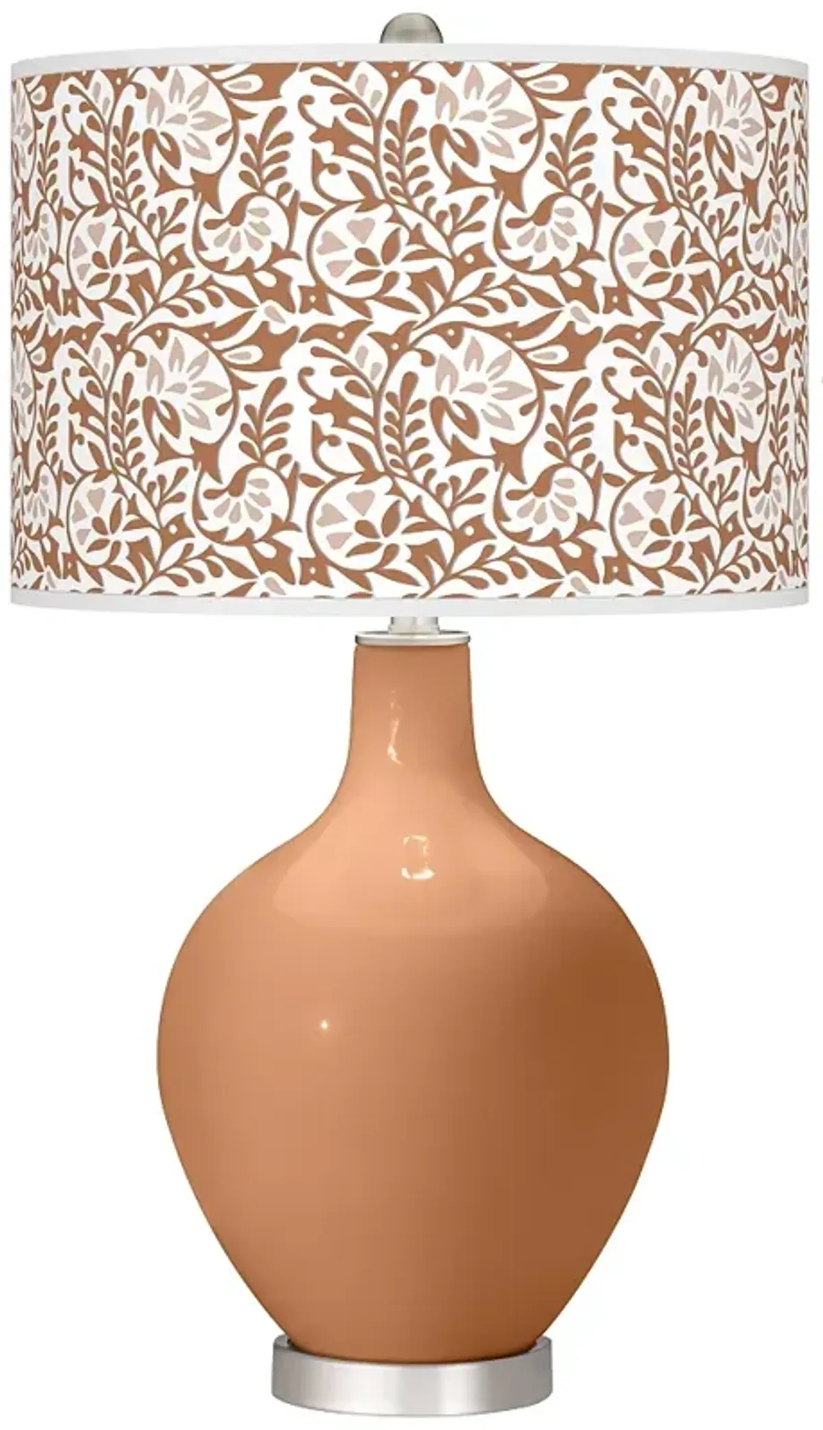 Burnt Almond Gardenia Ovo Table Lamp