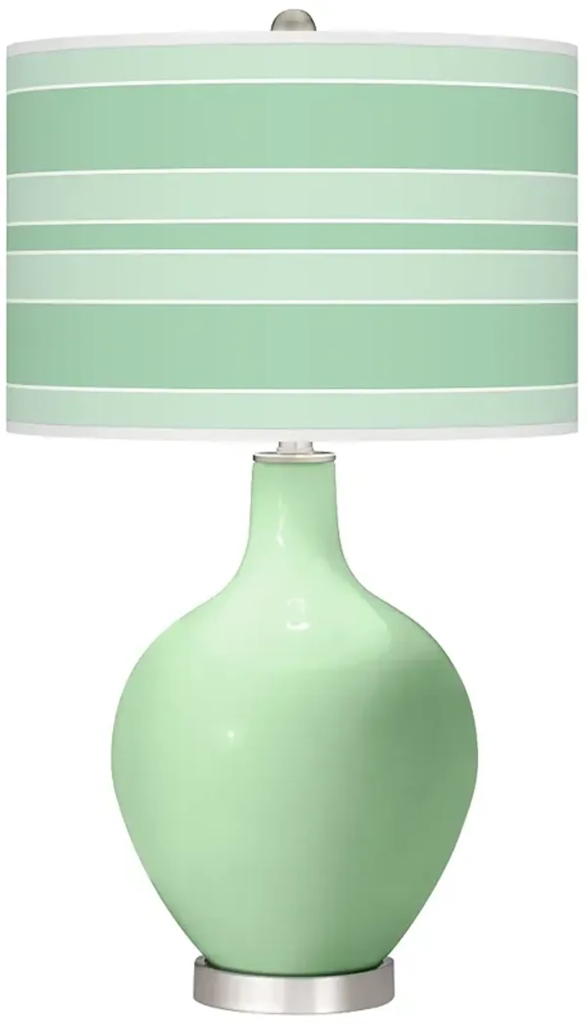 Flower Stem Bold Stripe Ovo Table Lamp