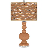 Burnt Almond Shift Apothecary Table Lamp