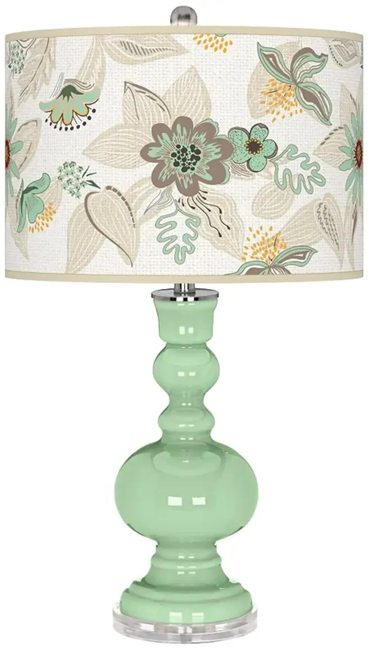 Flower Stem Mid Summer Apothecary Table Lamp