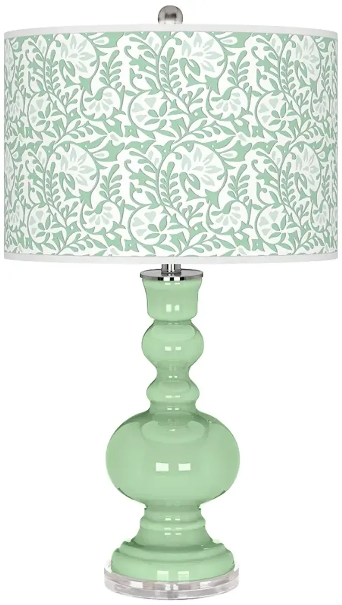 Flower Stem Gardenia Apothecary Table Lamp