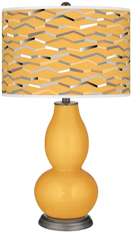 Marigold Shift Double Gourd Table Lamp