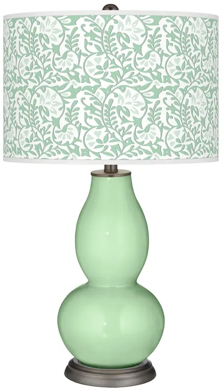 Flower Stem Gardenia Double Gourd Table Lamp