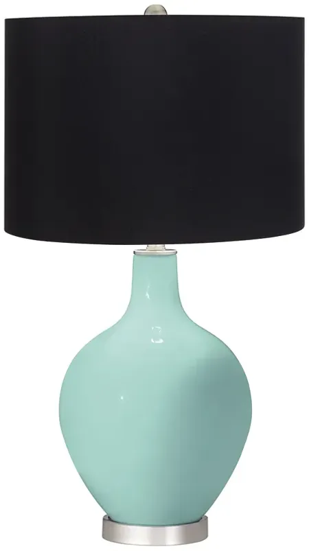 Cay Ovo Table Lamp with Black Shade
