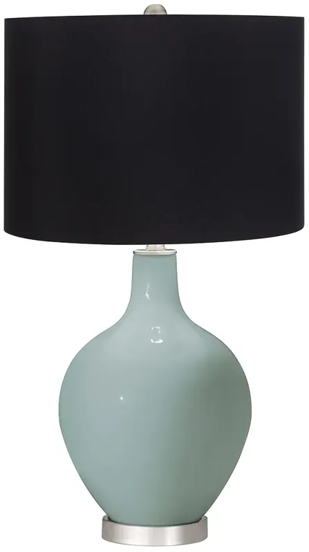 Aqua-Sphere Ovo Table Lamp with Black Shade