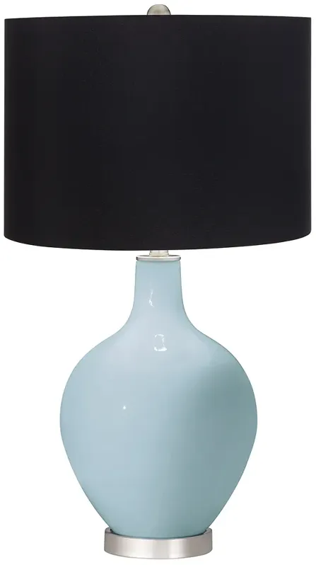 Vast Sky Ovo Table Lamp with Black Shade