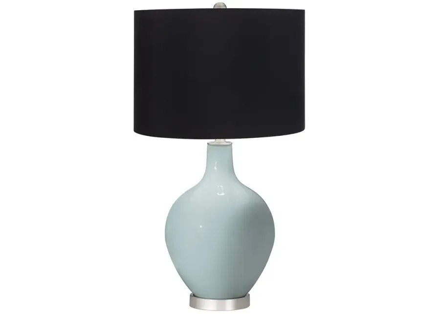 Rain Ovo Table Lamp with Black Shade