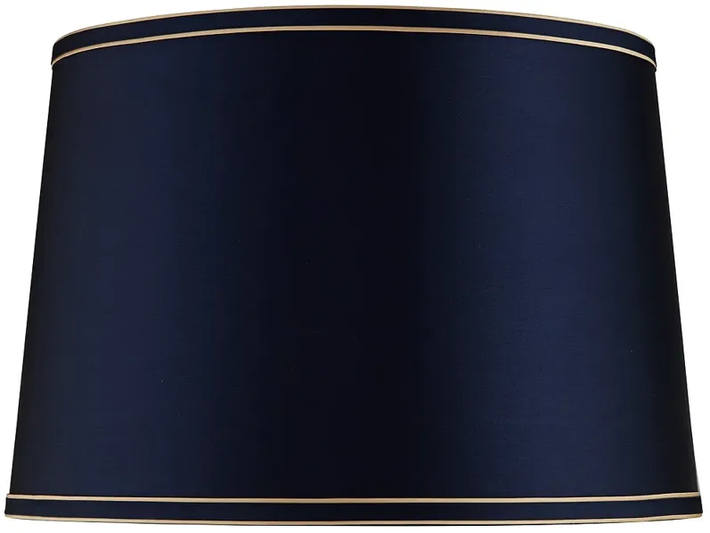 Springcrest Navy Blue Shade with Navy and Gold Trim 14x16x11 (Spider)