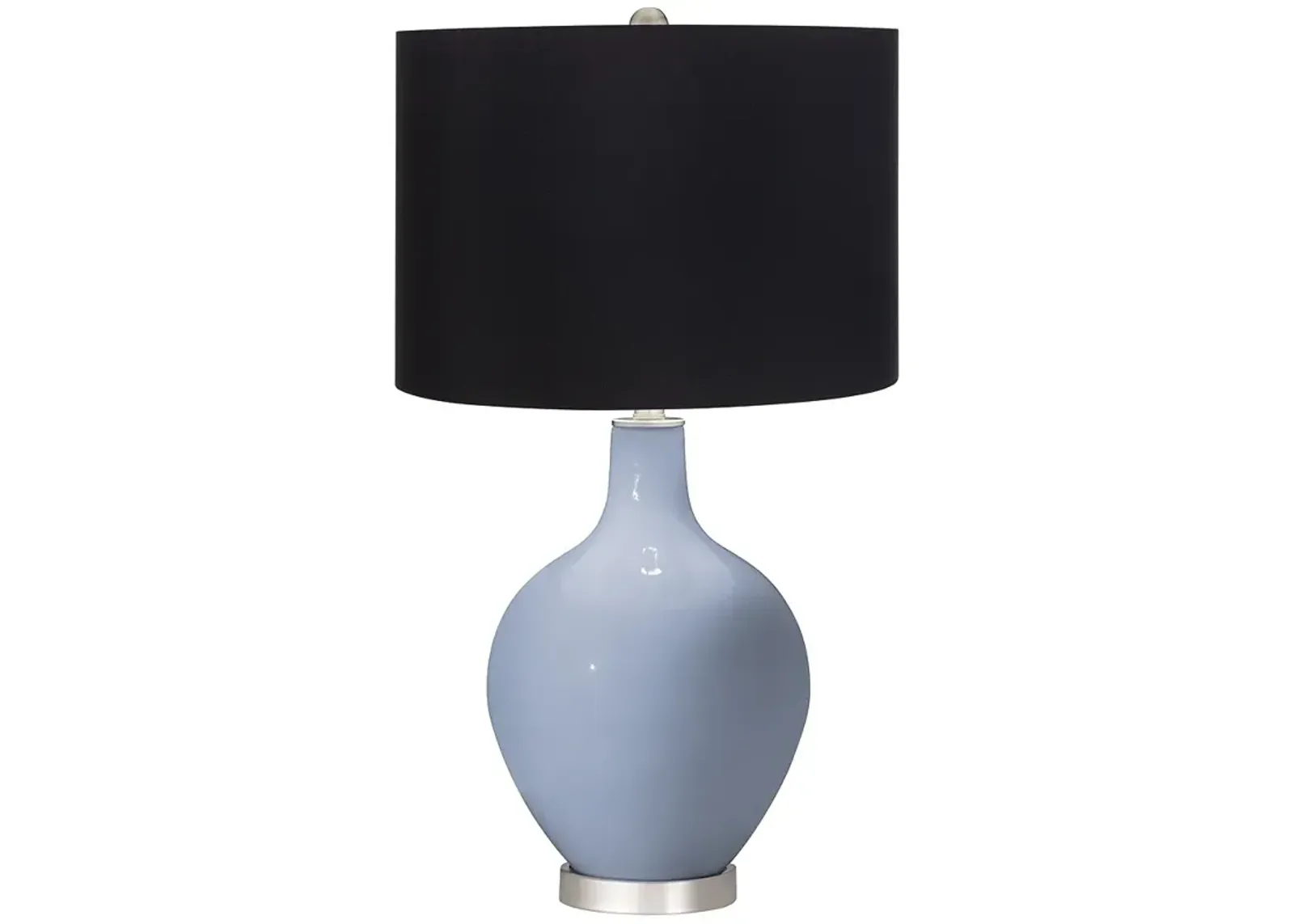 Blue Sky Ovo Table Lamp with Black Shade