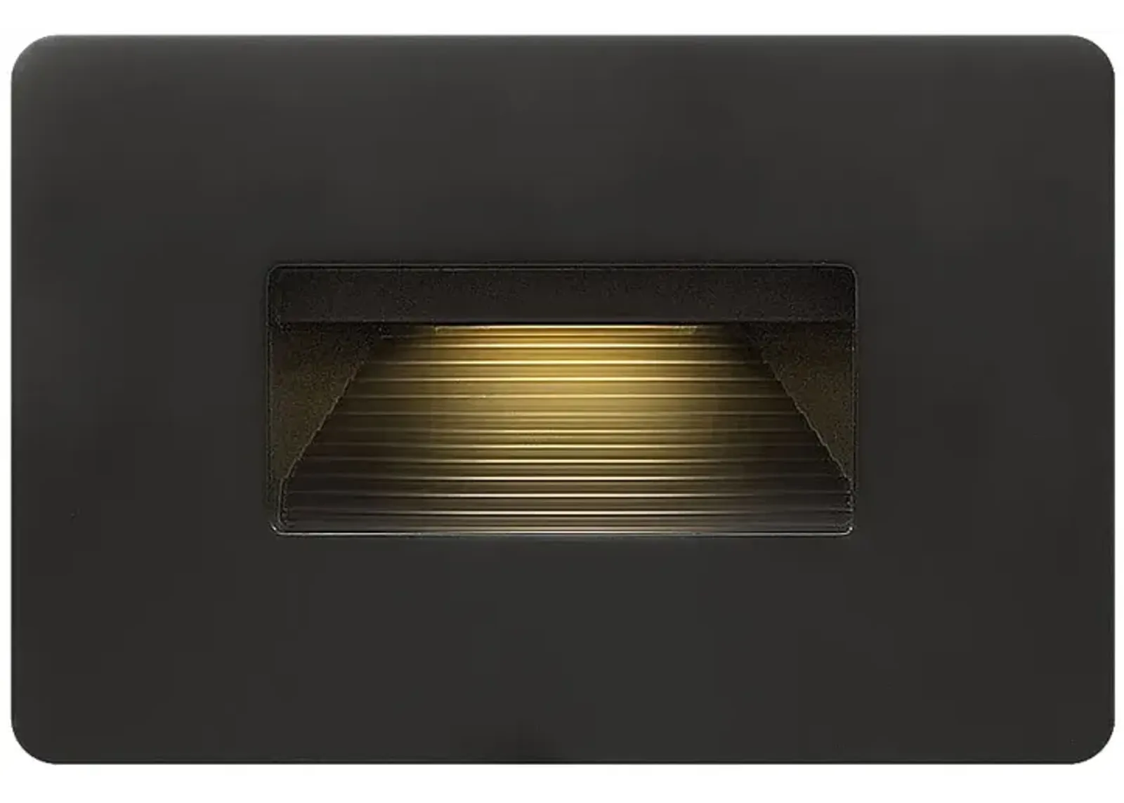 Landscape Luna Step Light 12V Horizontal 2700K-Satin Black-Led