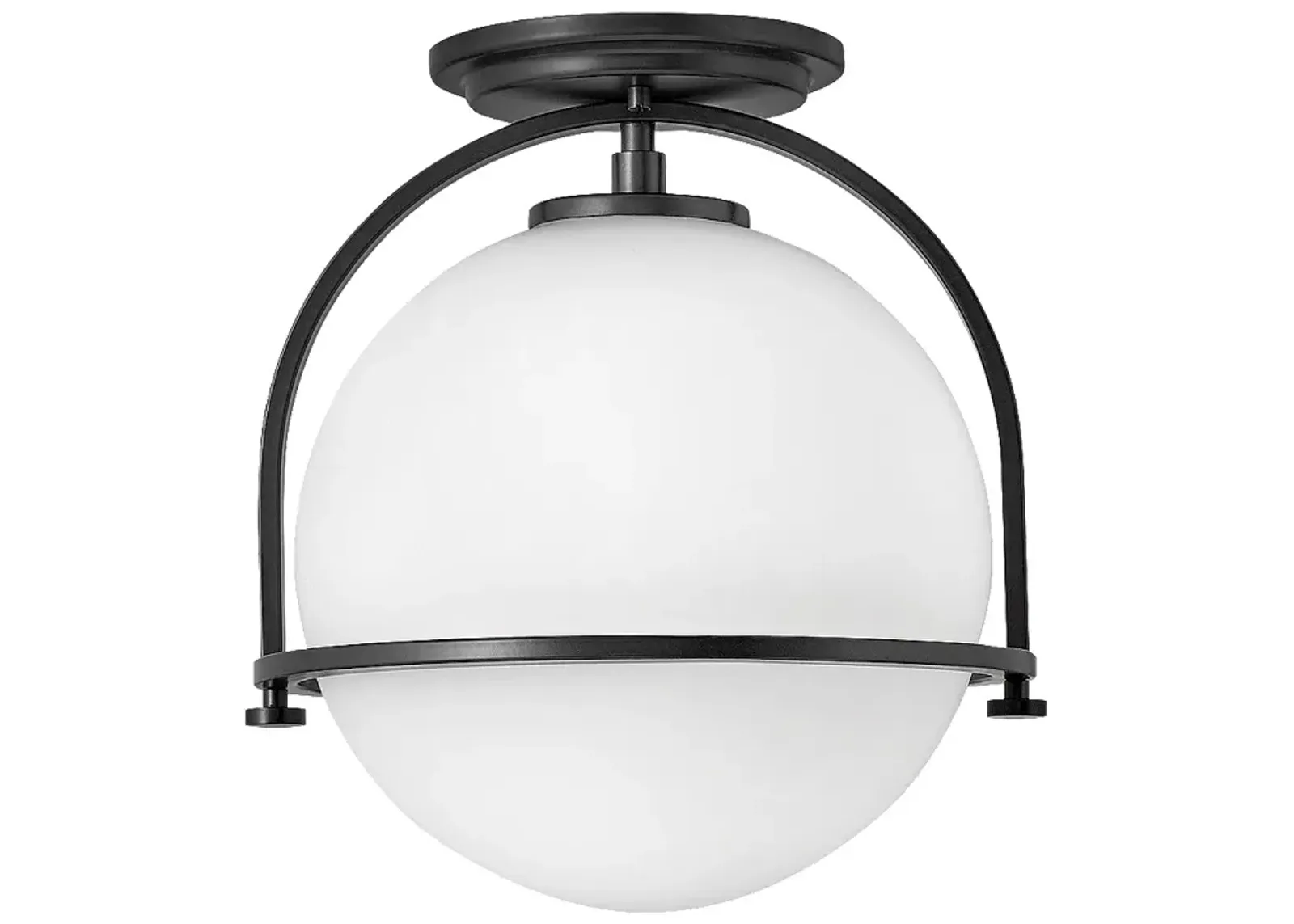 Hinkley Somerset 11 1/2" Modern Globe Semi-Flush Mount Ceiling Light