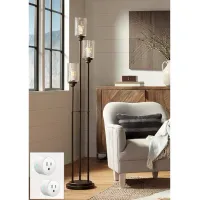 Libby Bronze 3-Light Tree Floor Lamp with Smart Socket