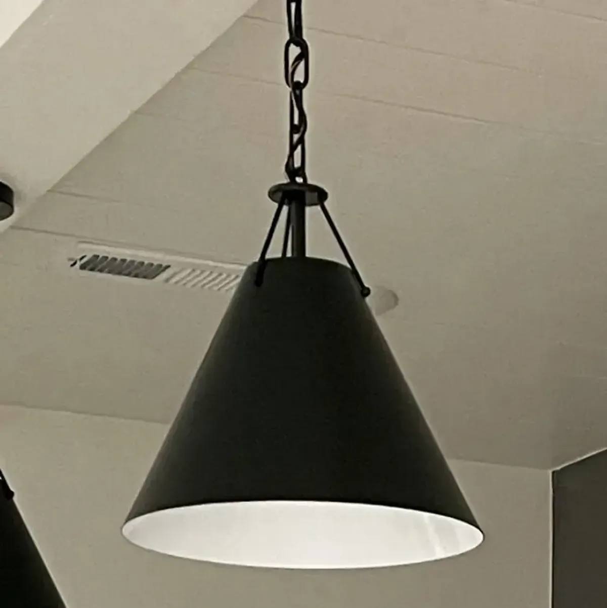 Crystorama Xavier 12" Wide Matte Black Mini Pendant