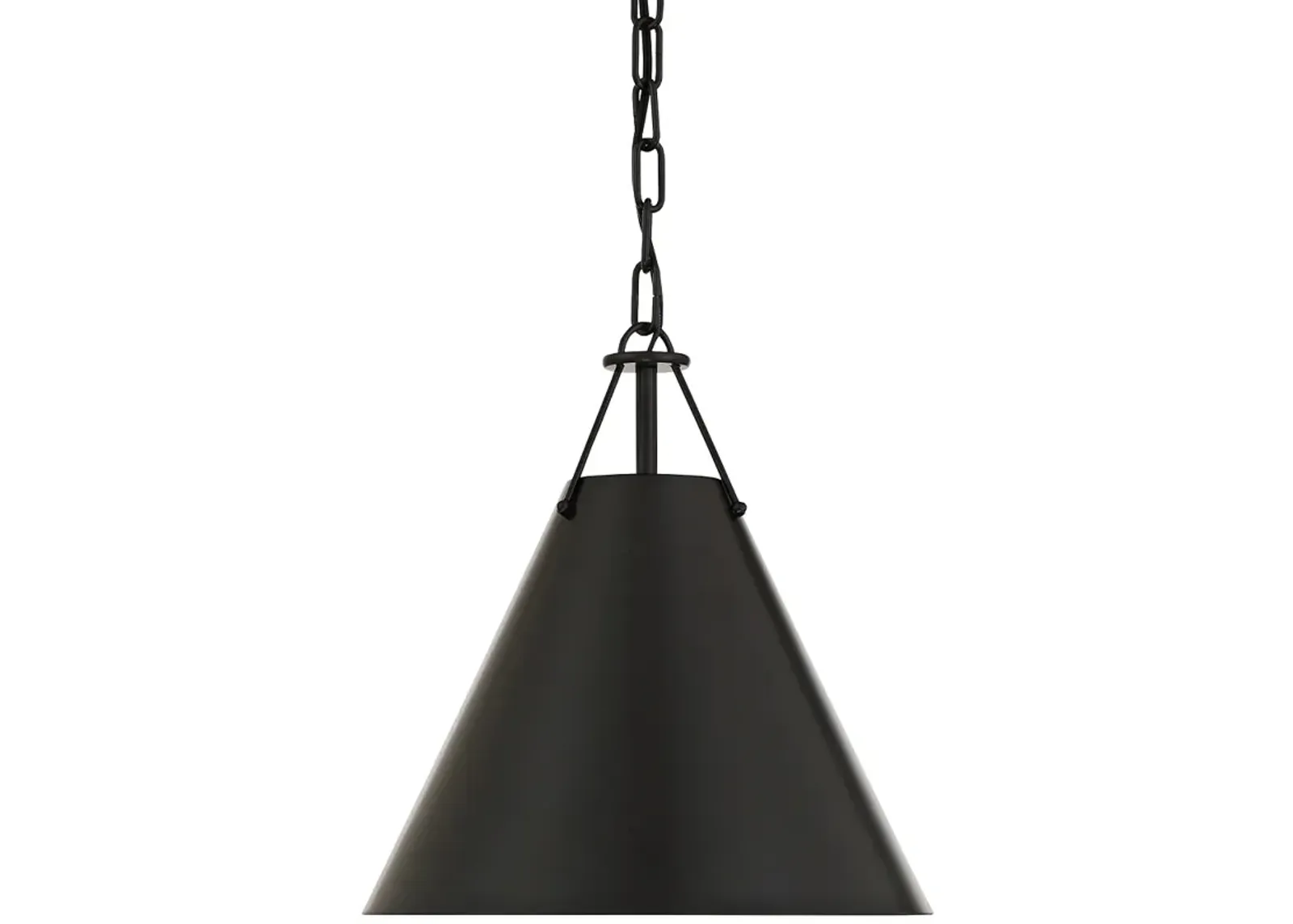 Xavier 1 Light Matte Black Pendant