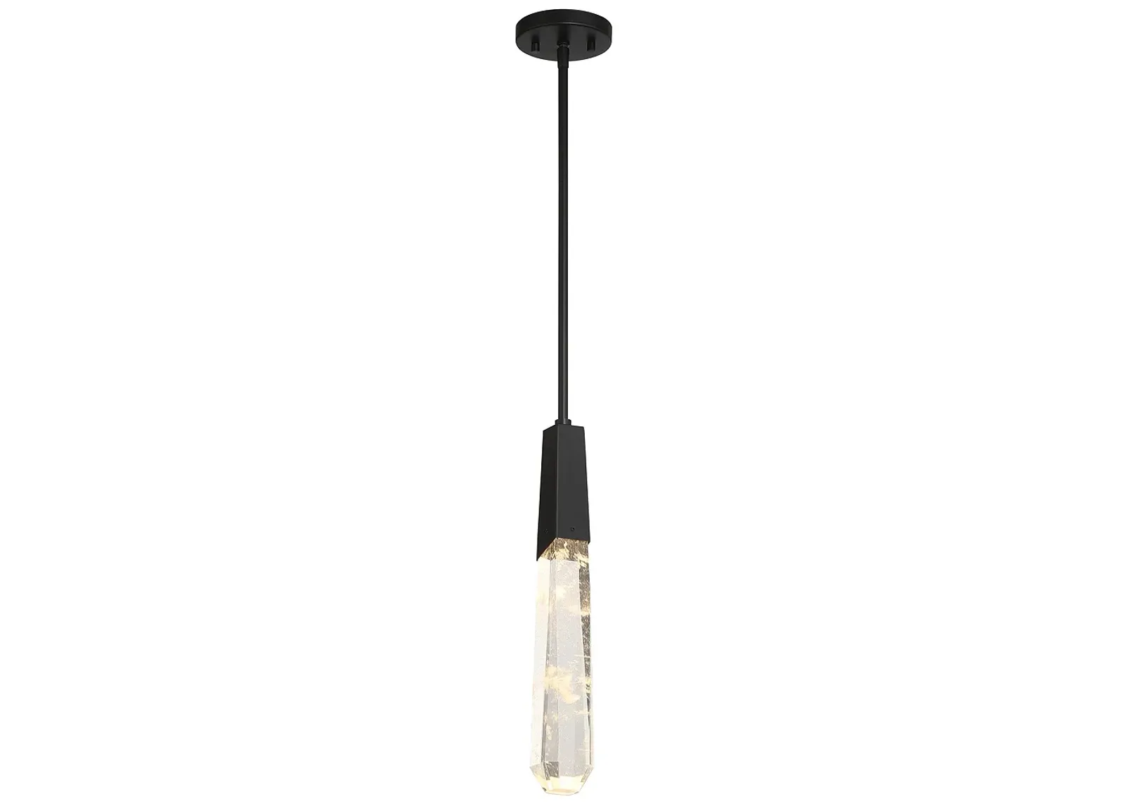 George Kovacs Drifting Droplets 1-Light LED Black Mini Pendant