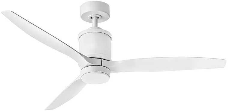 60" Hinkley Hover Matte White Wet-Rated LED Smart Ceiling Fan