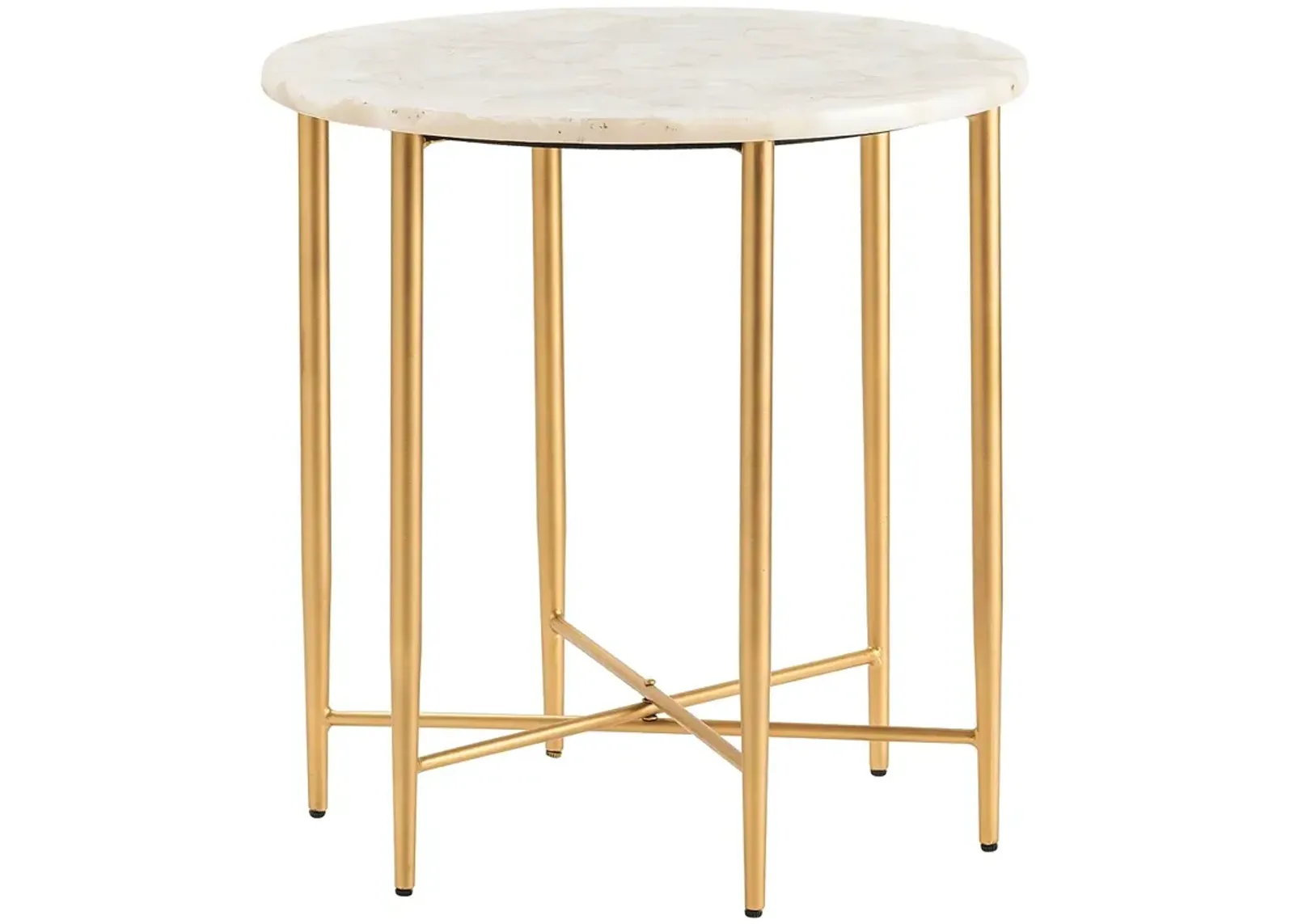 Crestview Collection Katherine Round Accent Table