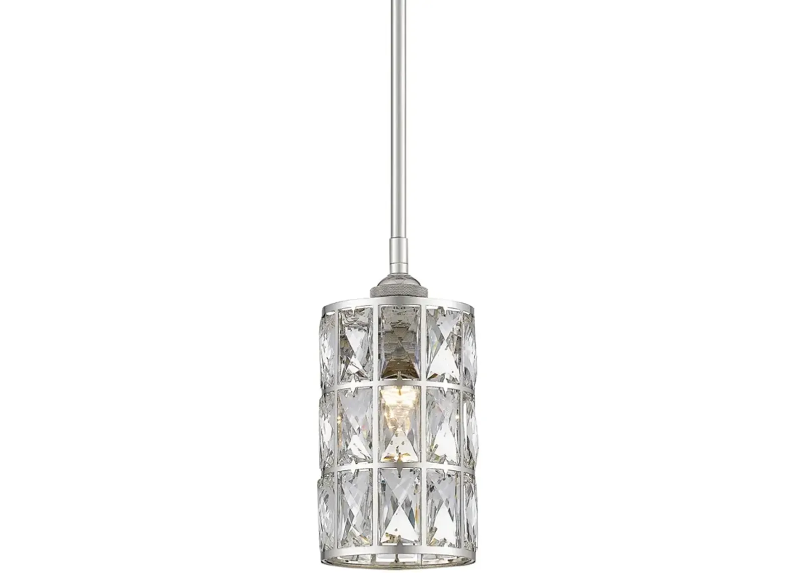 Oliver 5-in W Nickel Mini Pendant