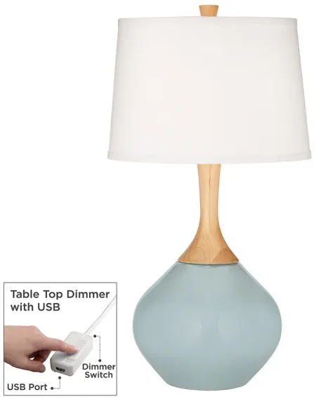 Rain Wexler Table Lamp with Dimmer