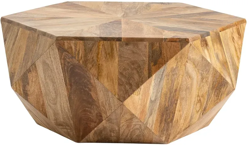 Crestview Collection Pleasant Hill Hexagon Cocktail Table