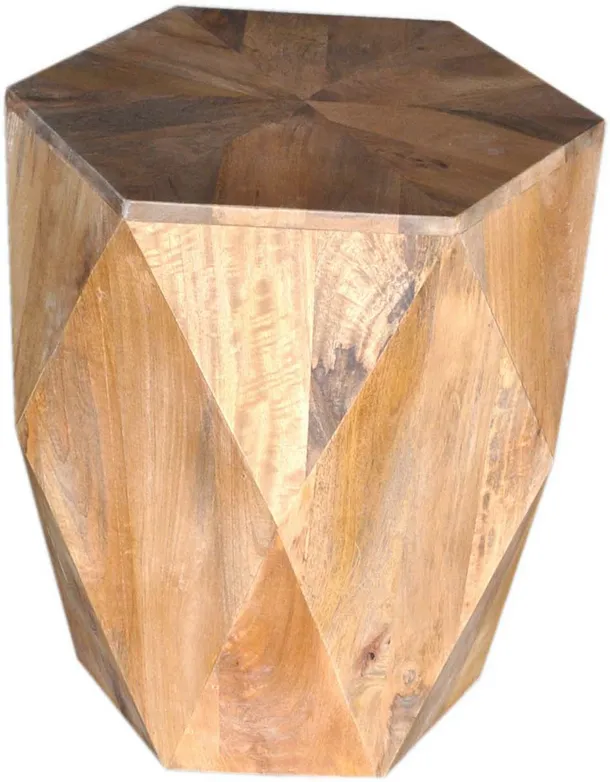 Crestview Collection Pleasant Hill Hexagon End Table
