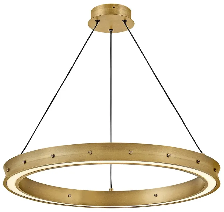 Fredrick Ramond Chandelier Althea Medium Chandelier Lacquered Brass