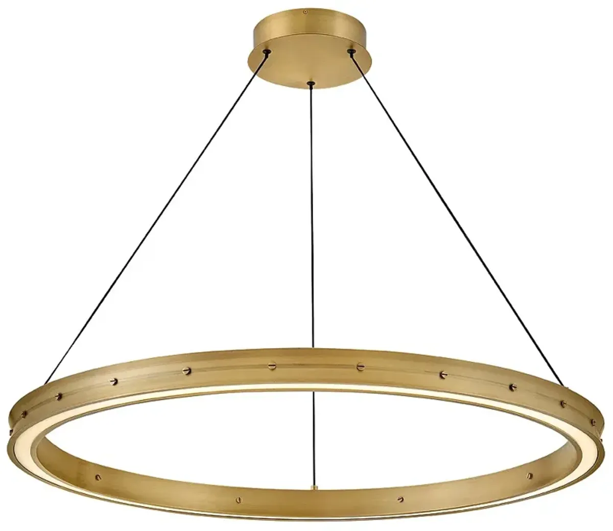 Fredrick Ramond Chandelier Althea Large Chandelier Lacquered Brass