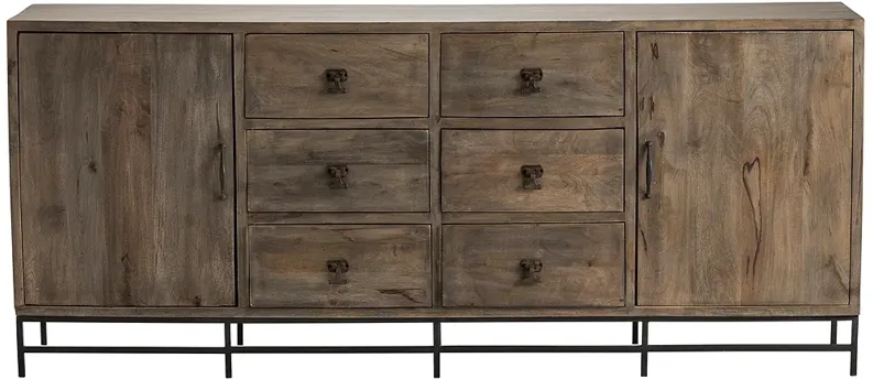 Crestview Collection Devonshire Two Door Wooden Sideboard