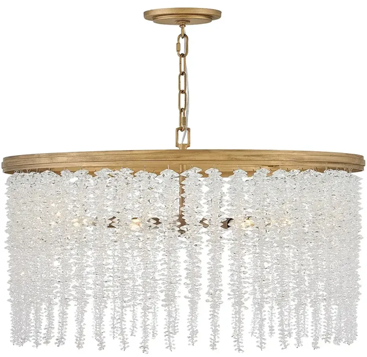 Fredrick Ramond Chandelier Rubina Medium Chandelier Burnished Gold