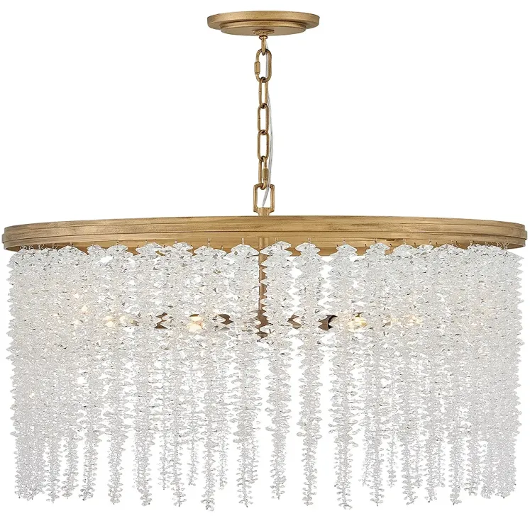 Fredrick Ramond Chandelier Rubina Medium Chandelier Burnished Gold