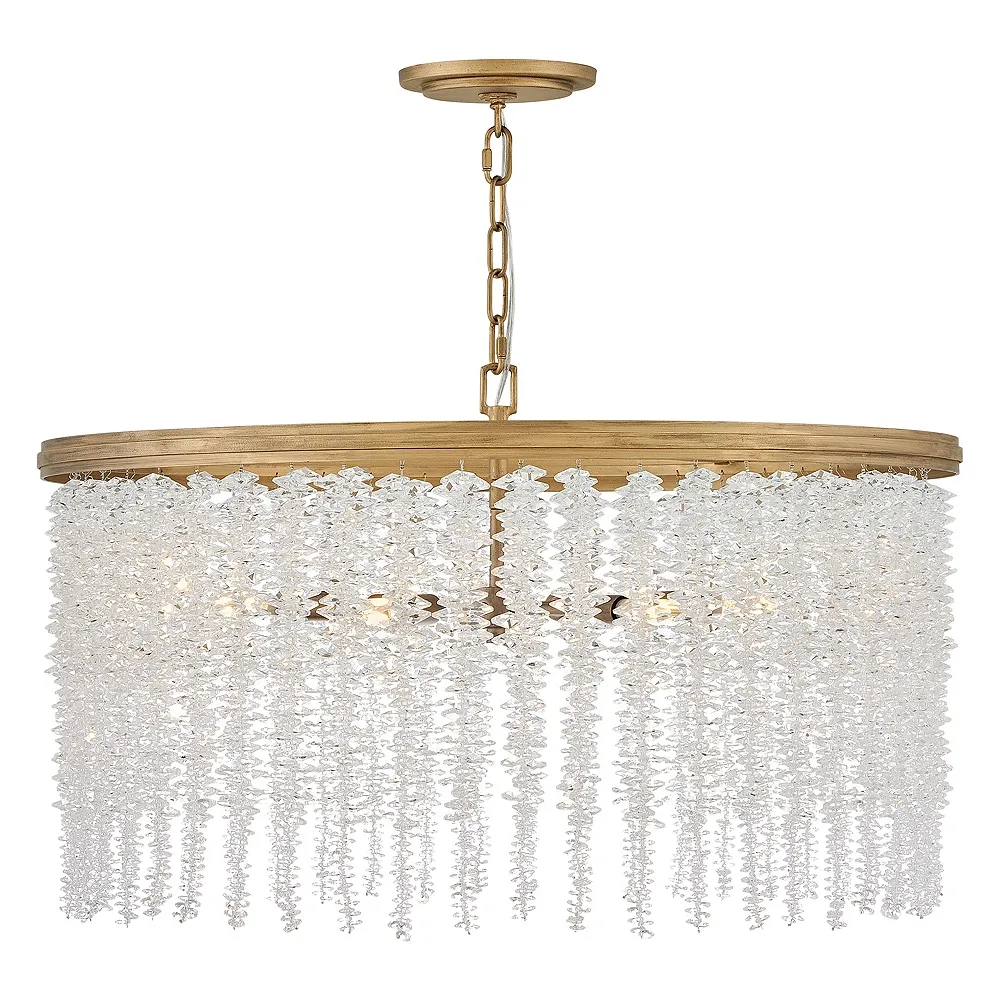 Fredrick Ramond Chandelier Rubina Medium Chandelier Burnished Gold