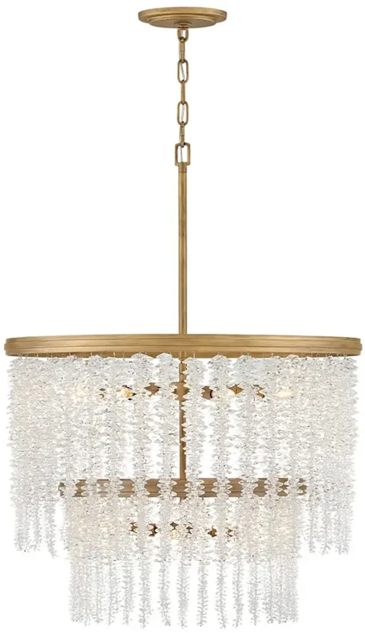 Fredrick Ramond Chandelier Rubina Medium Chandelier Burnished Gold