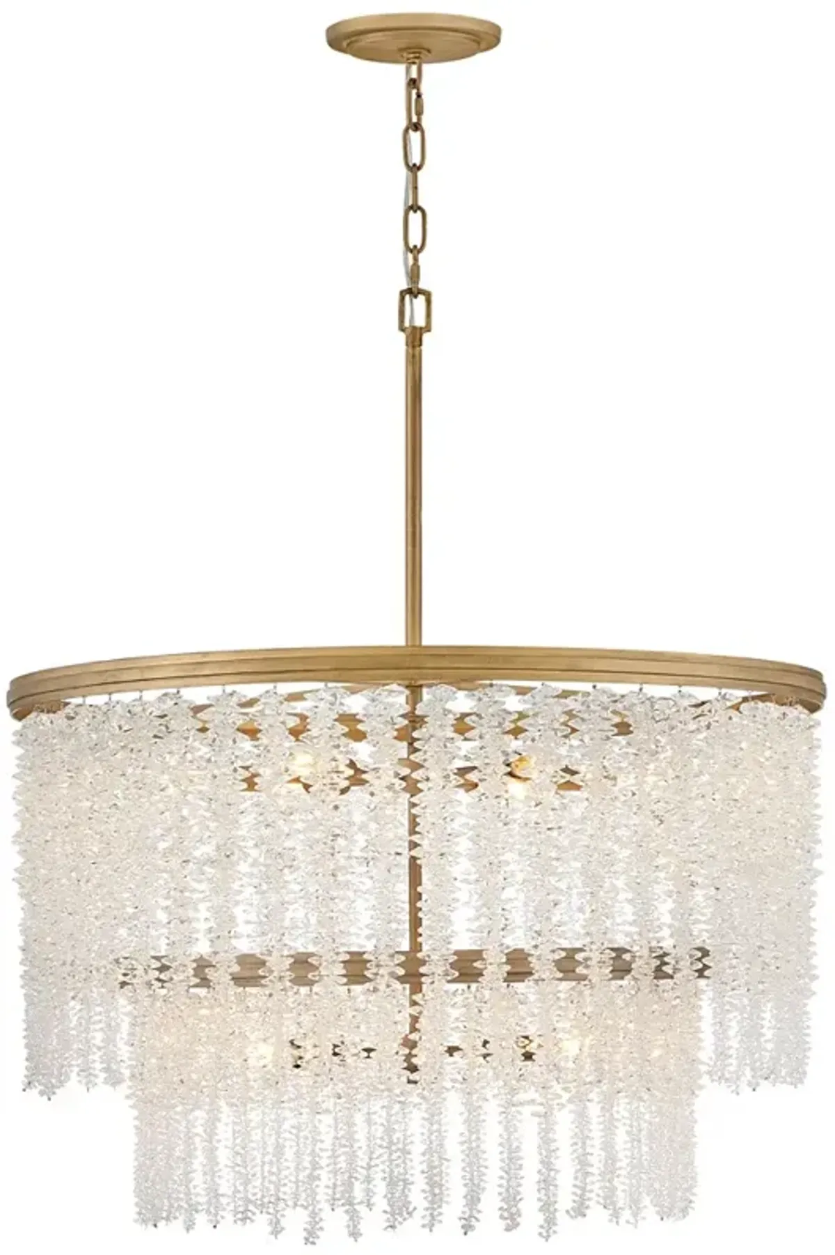 Fredrick Ramond Chandelier Rubina Medium Chandelier Burnished Gold