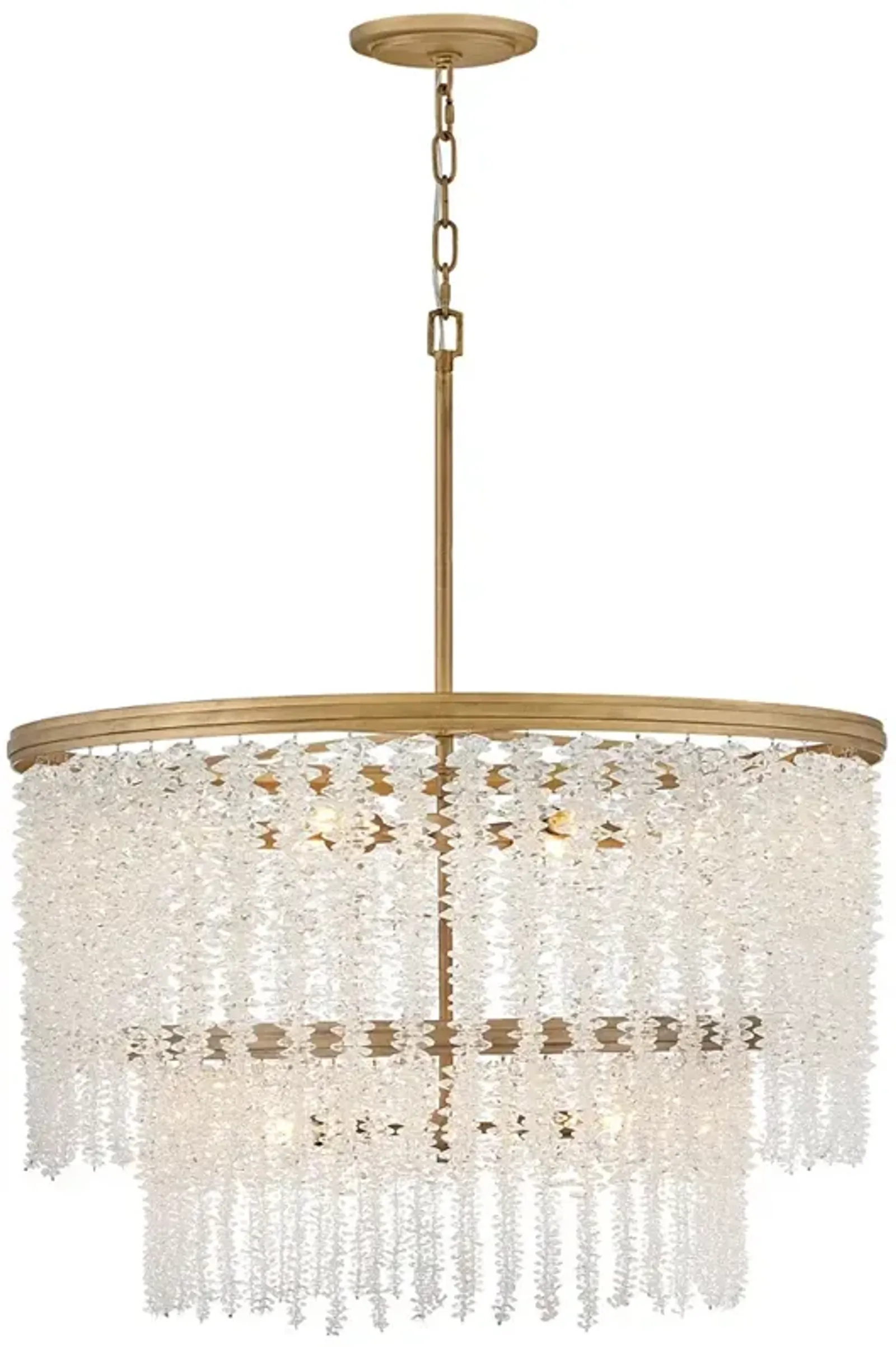 Fredrick Ramond Chandelier Rubina Medium Chandelier Burnished Gold