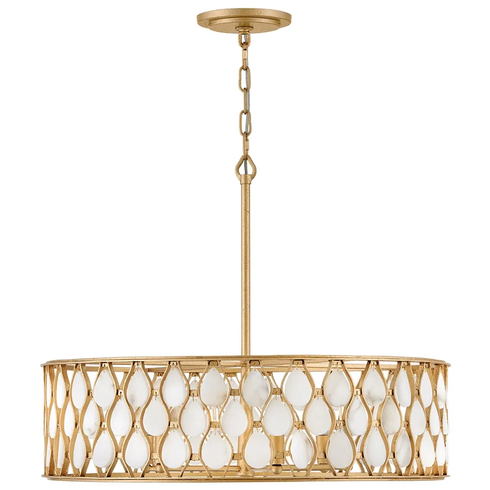 Fredrick Ramond Foyer Estie Medium Chandelier Piastra Gold