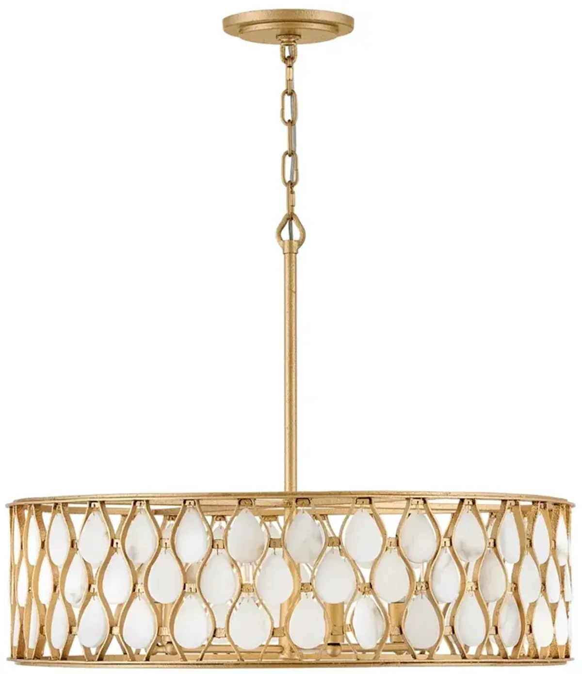 Fredrick Ramond Foyer Estie Medium Chandelier Piastra Gold