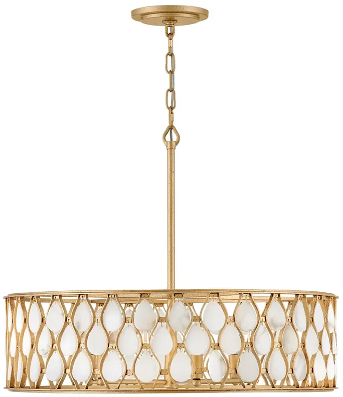 Fredrick Ramond Foyer Estie Medium Chandelier Piastra Gold